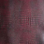 Burgundy leather Tile